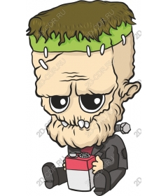  Cute Frankenstein monster.