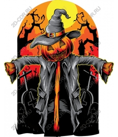 Scarecrow Pumpkin Halloween