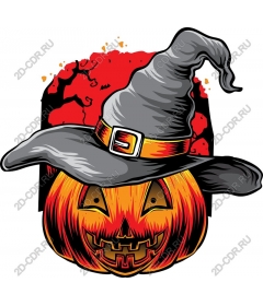  Pumpkin witch hat for Halloween