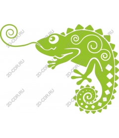  Bright green Gecko