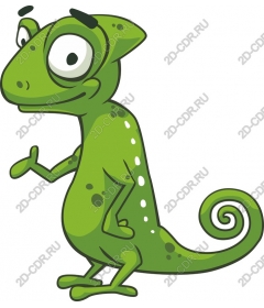  A bold, playful chameleon