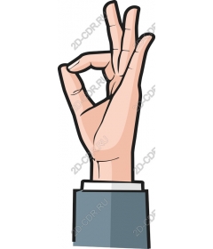 Hand gesture "OK"