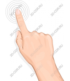 Interaction using finger touch