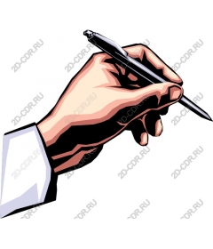  Hand holding a pen