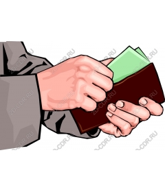 Extraction of cash manually