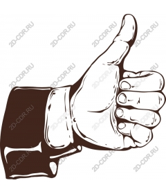 Hand gesture "thumb up"