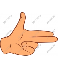 Playful hand gesture