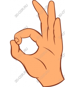 Gesture hand OK