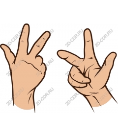  A set of expressive hand gestures