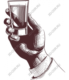  Hand holding a Cup