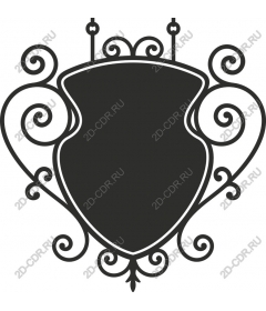 Exquisite antique shield