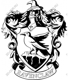 The Coat Of Arms Of A Ravenclaw