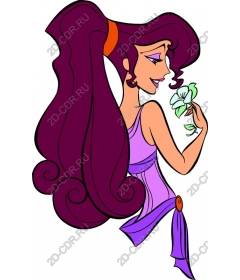  Stylized woman with a flower