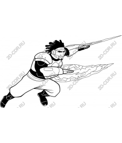  Superhero in action