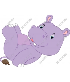  Charming purple Hippo