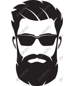  Stylish bearded man in and