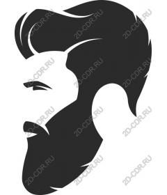  Stylish bearded man