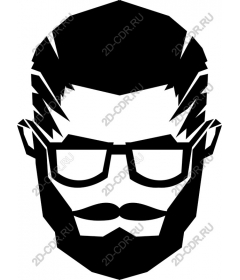  Stylish bearded man