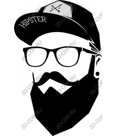 Beard hipster