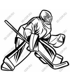 Dynamic hockey goalie