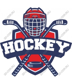 Dynamic hockey logo