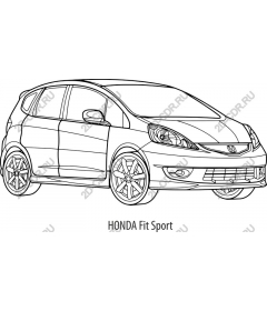  Drawing Honda Fit Sport