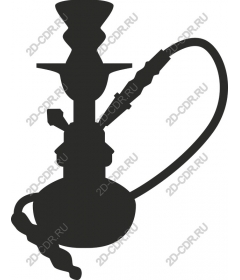  Stylized hookah