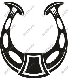  Stylized horseshoe