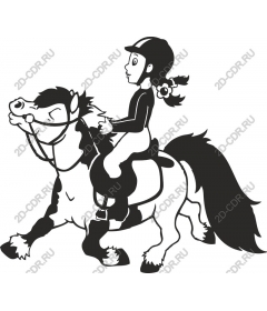 Young rider on a pony