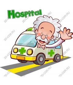  Adorable doctor and ambulance