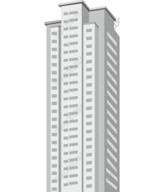 Modern high-rise building
