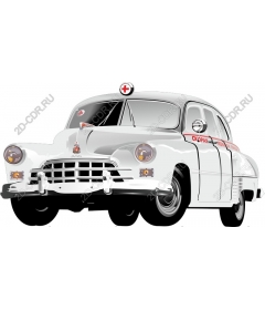 Vintage classic ambulance
