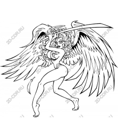  Fierce angel is the owner of the sword