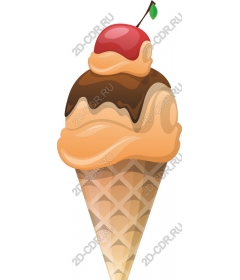 The classic ice cream cone