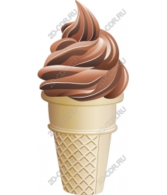  Chocolate ice cream Swirl