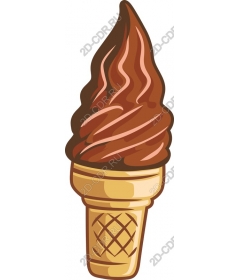  Soft chocolate ice cream