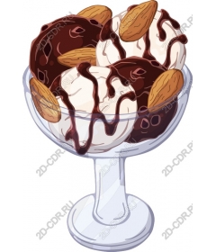 Decadent ice cream sundaes