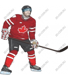  Hockey player - Canadian pride