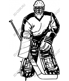  Hockey goalie