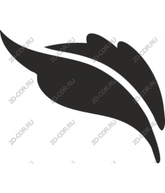 Stylized leaf