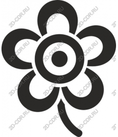  Elegant black flower