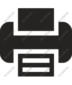  Elegant minimalistic printer icon