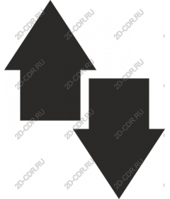 Dynamic arrow — up and down