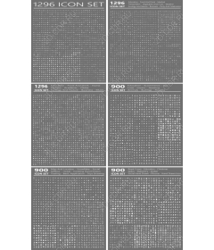 Премиум-набор иконок 1296 и 900 — полный комплект