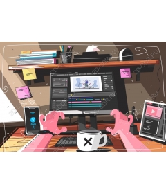 Dynamic workspace for video editing