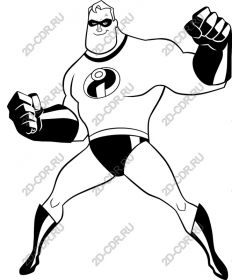 The heroic strength of a superhero
