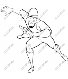 Dynamic action athlete