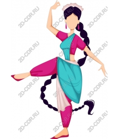  Traditional dancer in the and