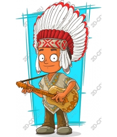  Joyful young musician