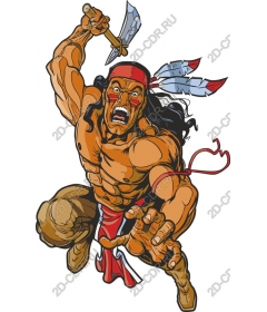 Work a fierce warrior